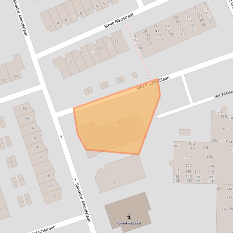 Kaart van postcodegebied 5231HV.