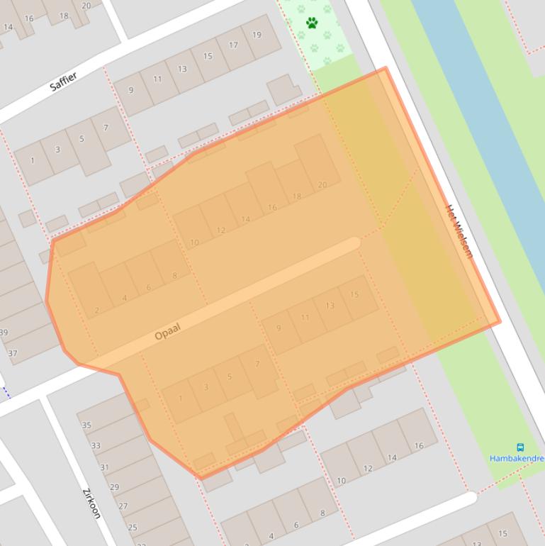 Kaart van postcodegebied 5231KE.