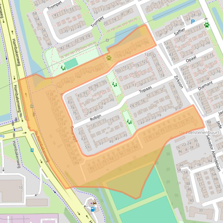 Kaart van postcodegebied 5231KJ.
