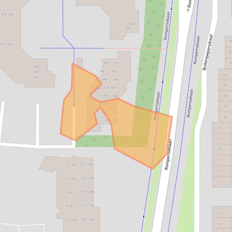 Kaart van postcodegebied 5231MV.