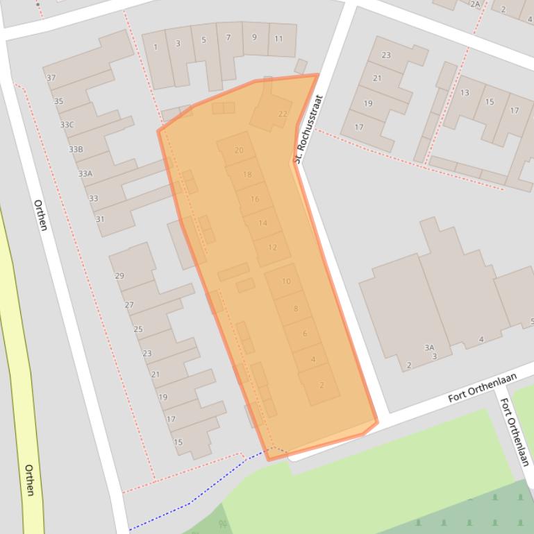 Kaart van postcodegebied 5231NB.