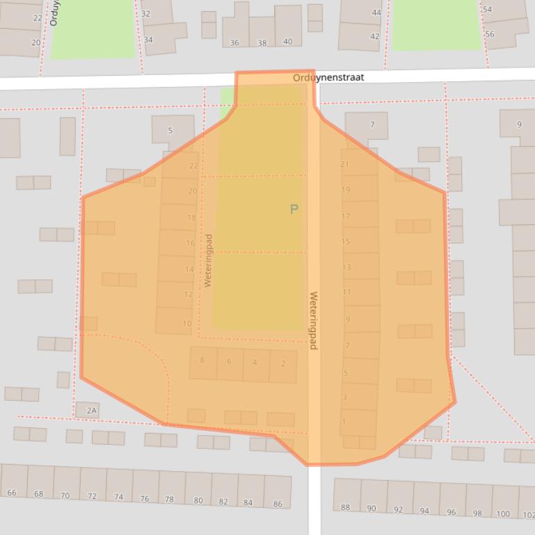 Kaart van postcodegebied 5231NL.