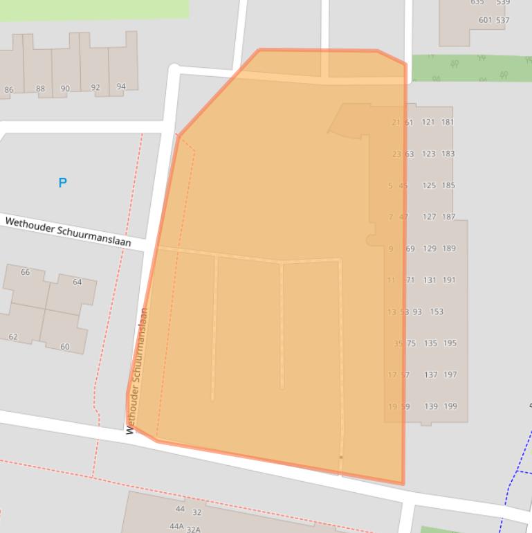 Kaart van postcodegebied 5231NV.