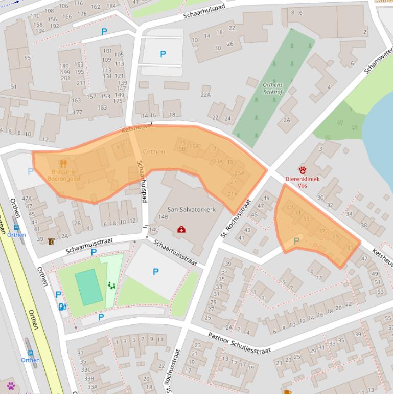 Kaart van postcodegebied 5231PR.