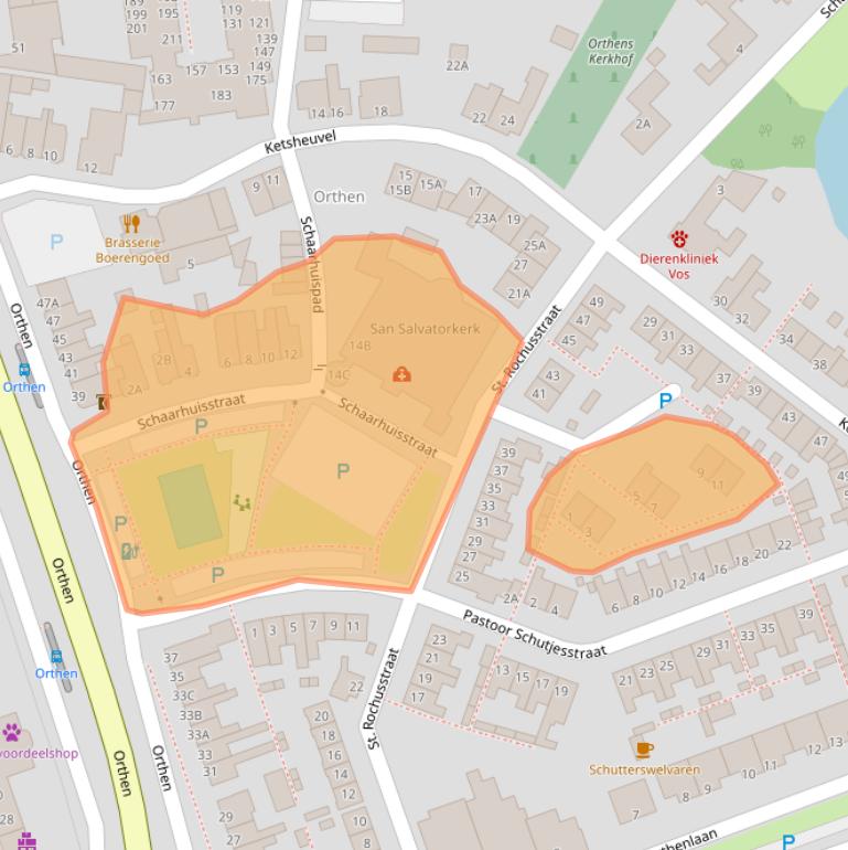 Kaart van postcodegebied 5231PV.