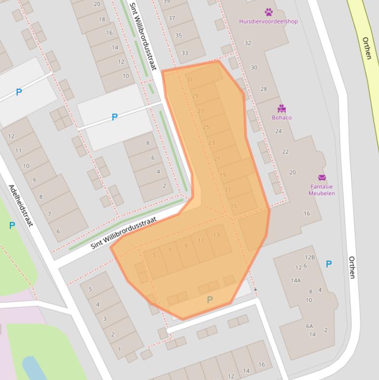 Kaart van postcodegebied 5231VH.