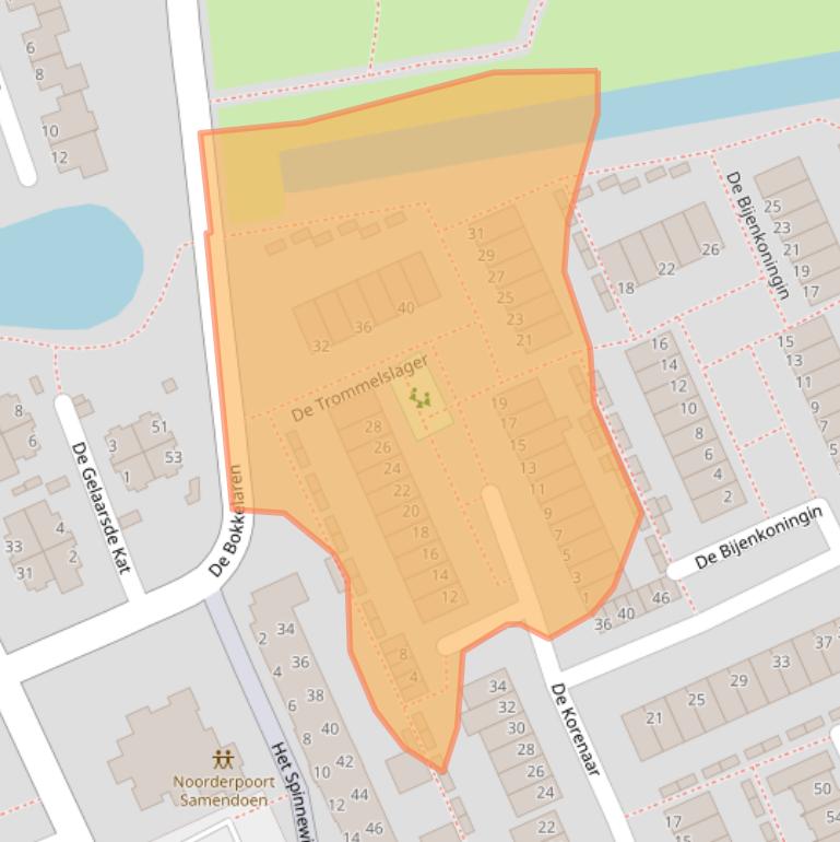 Kaart van postcodegebied 5231WL.