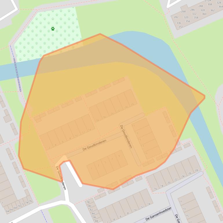 Kaart van postcodegebied 5231WS.
