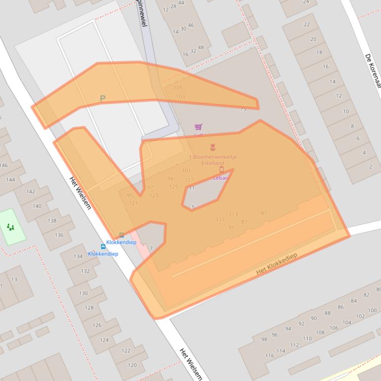 Kaart van postcodegebied 5231WZ.