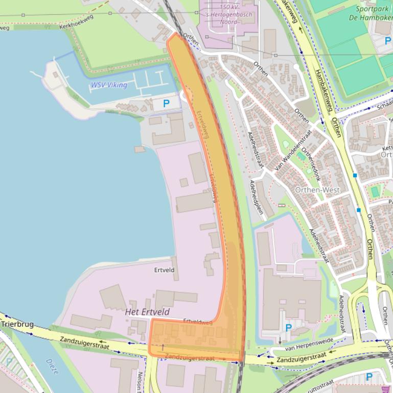 Kaart van postcodegebied 5231XB.