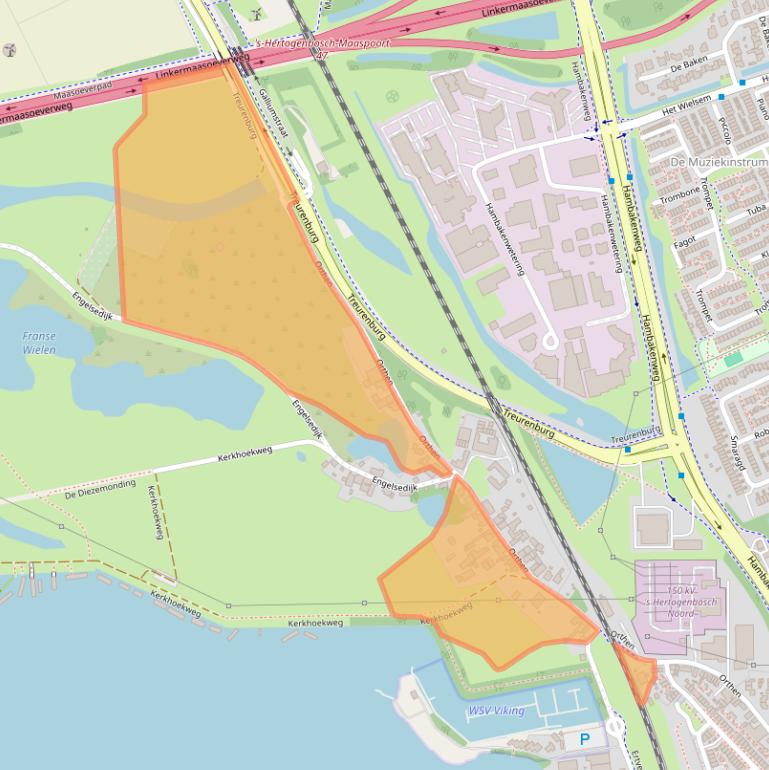 Kaart van postcodegebied 5231XV.