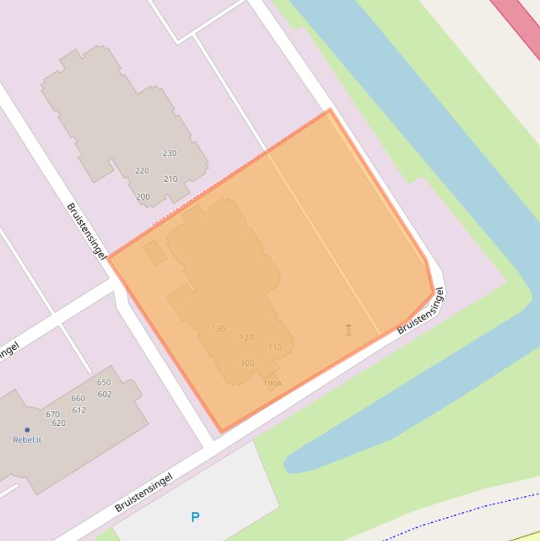 Kaart van postcodegebied 5232AC.