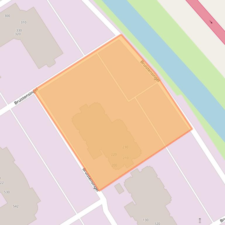 Kaart van postcodegebied 5232AD.