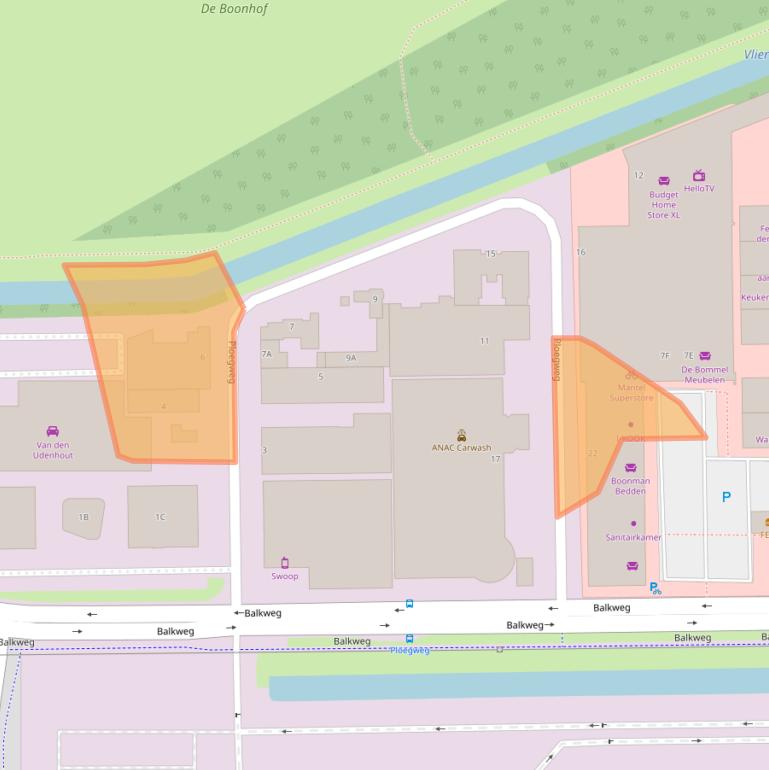 Kaart van postcodegebied 5232BS.