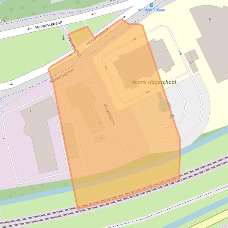 Kaart van postcodegebied 5232JE.