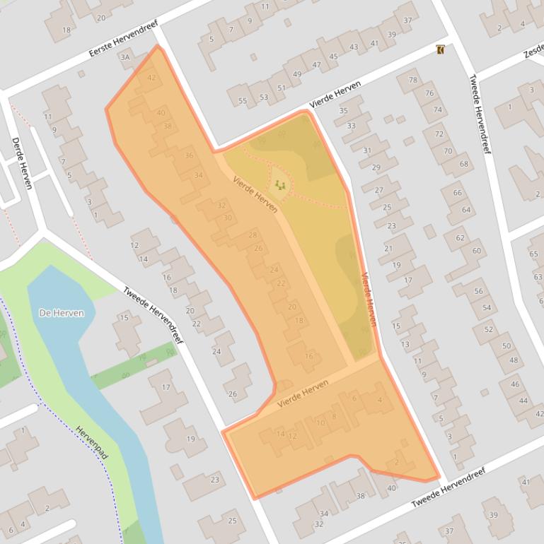 Kaart van postcodegebied 5232JH.