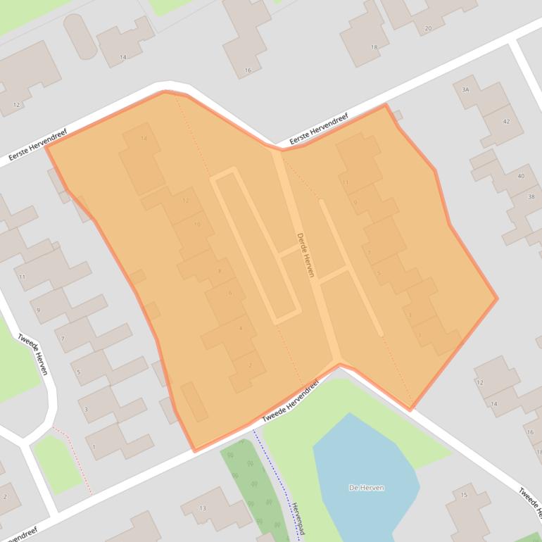 Kaart van postcodegebied 5232JR.