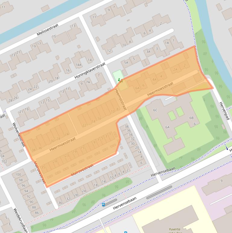 Kaart van postcodegebied 5232KG.