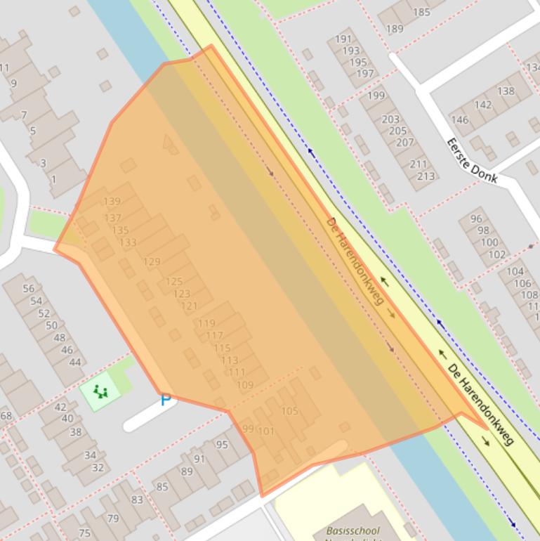 Kaart van postcodegebied 5233AH.