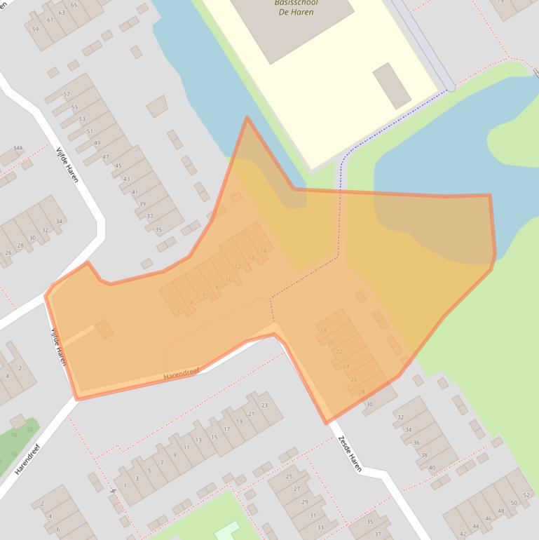 Kaart van postcodegebied 5233CN.