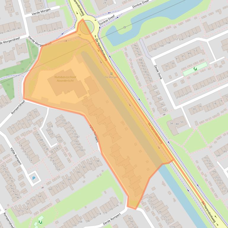 Kaart van postcodegebied 5233EJ.