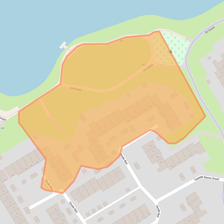 Kaart van postcodegebied 5233HV.