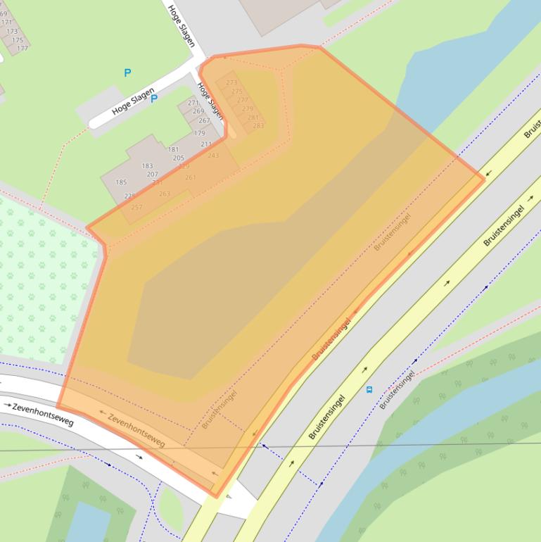 Kaart van postcodegebied 5233SK.