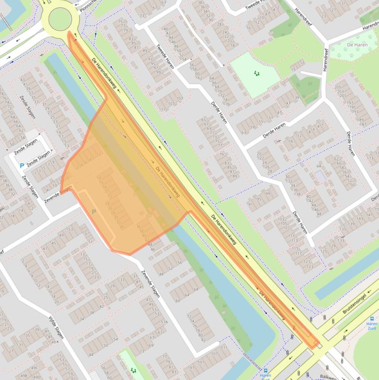 Kaart van postcodegebied 5233VC.