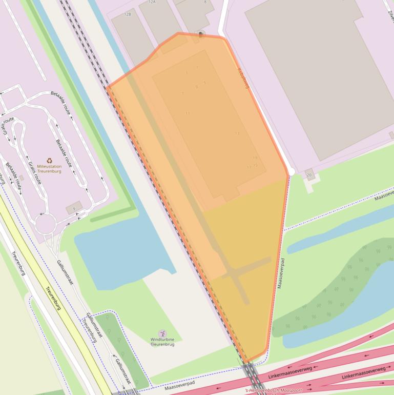 Kaart van postcodegebied 5234GN.