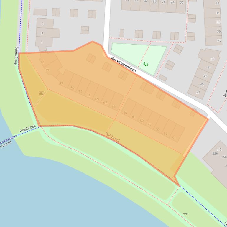 Kaart van postcodegebied 5234LB.