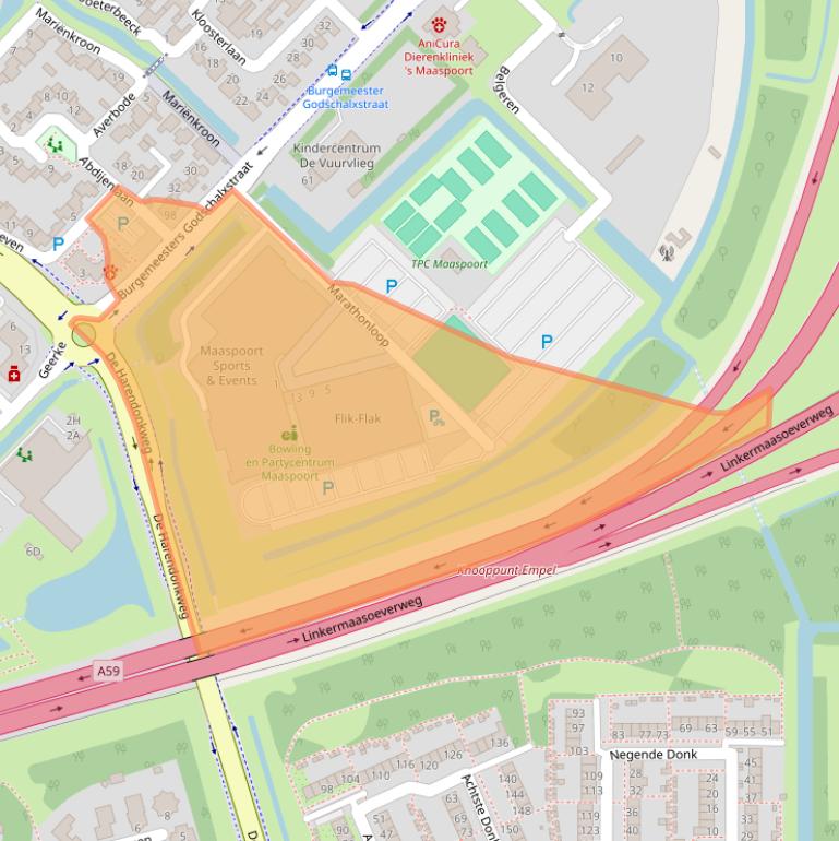 Kaart van postcodegebied 5235AA.