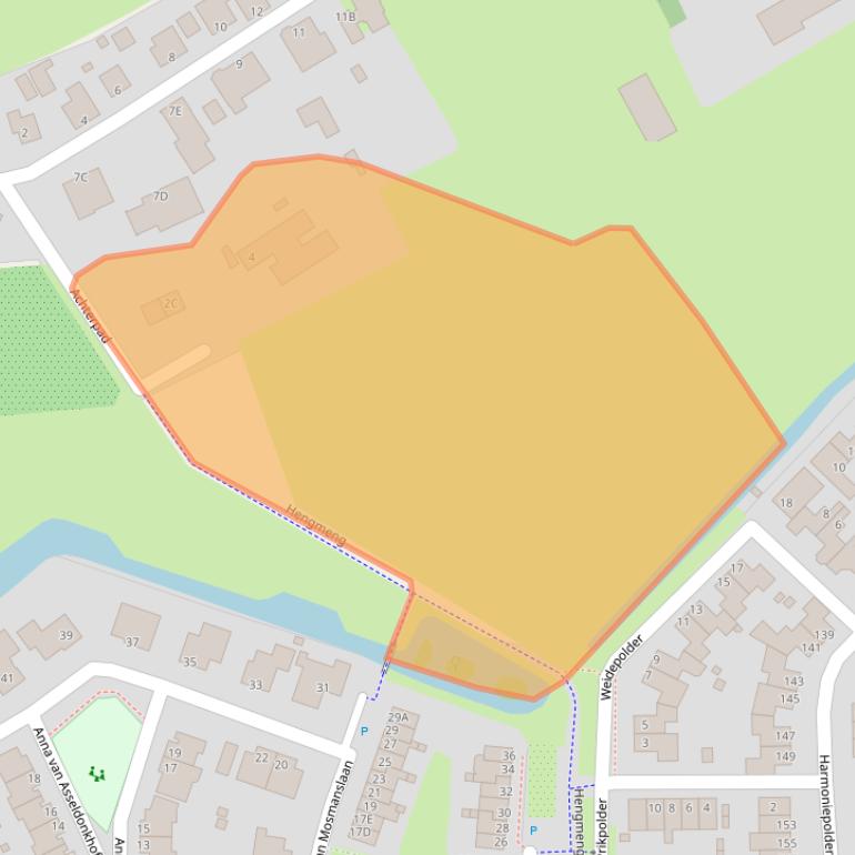 Kaart van postcodegebied 5235AG.