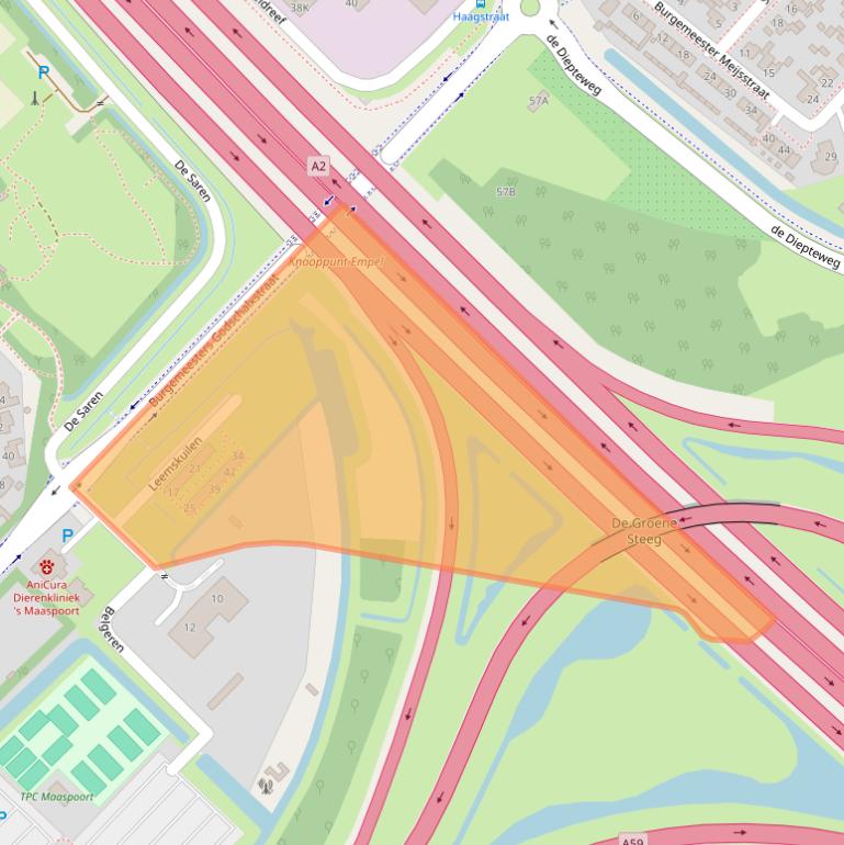 Kaart van postcodegebied 5235AN.