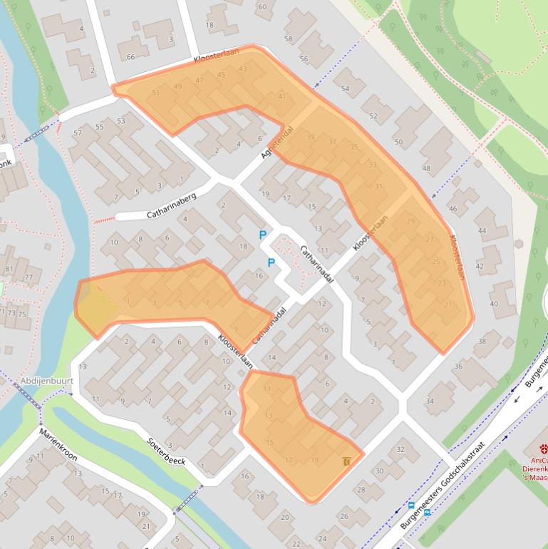 Kaart van postcodegebied 5235BA.