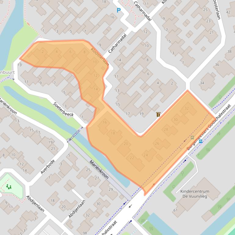 Kaart van postcodegebied 5235BC.