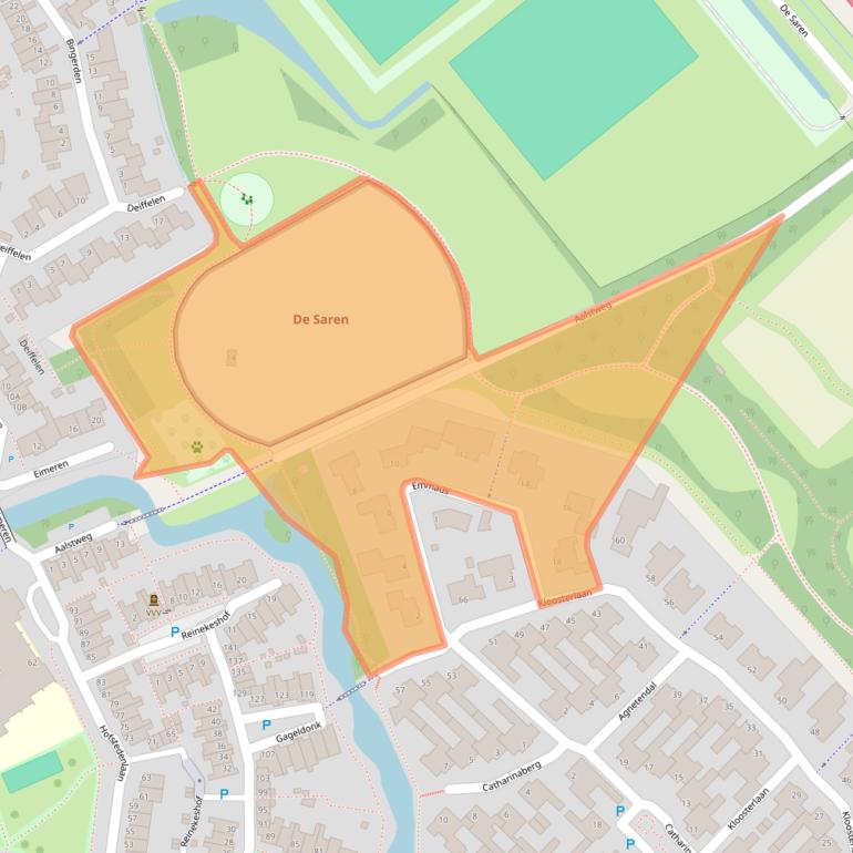 Kaart van postcodegebied 5235BG.