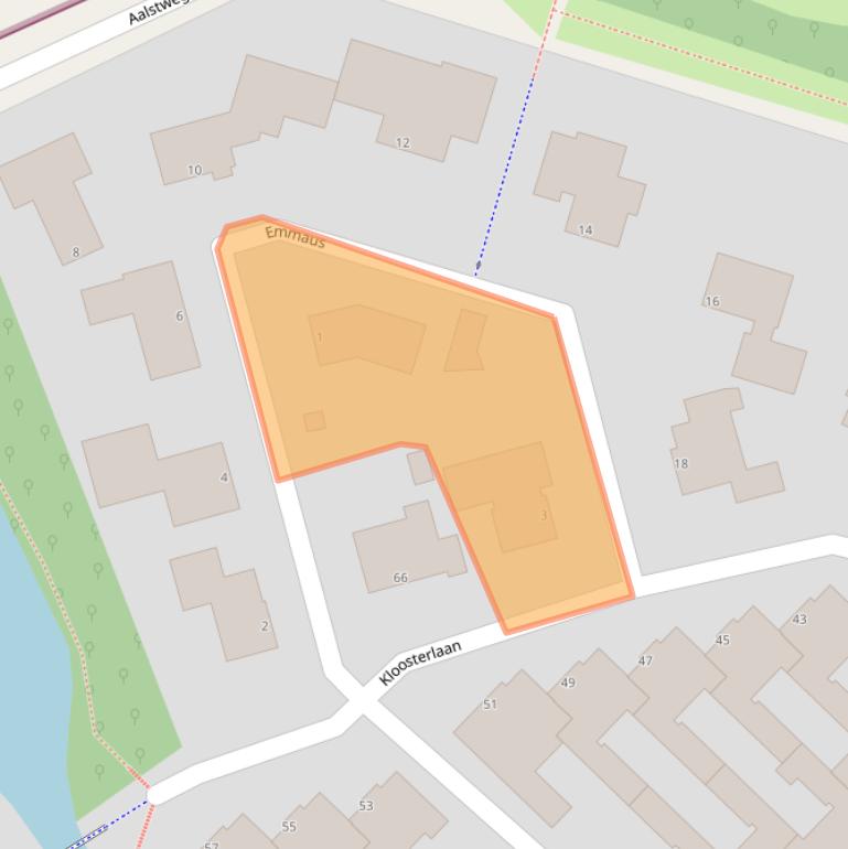 Kaart van postcodegebied 5235BH.