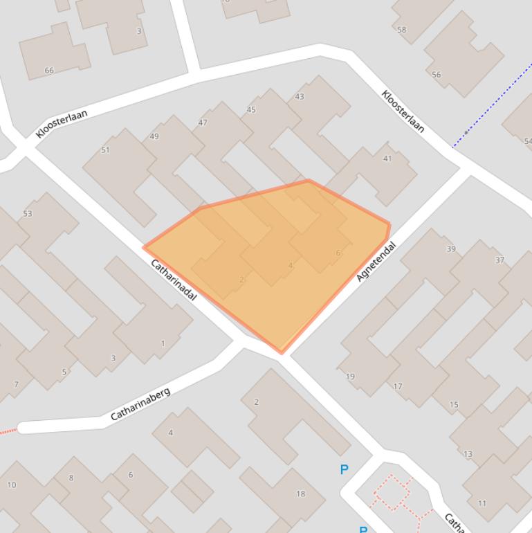 Kaart van postcodegebied 5235BP.