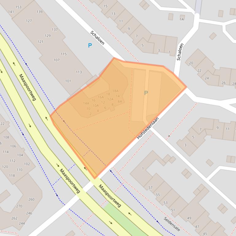 Kaart van postcodegebied 5235CK.