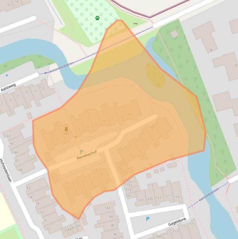Kaart van postcodegebied 5235CV.