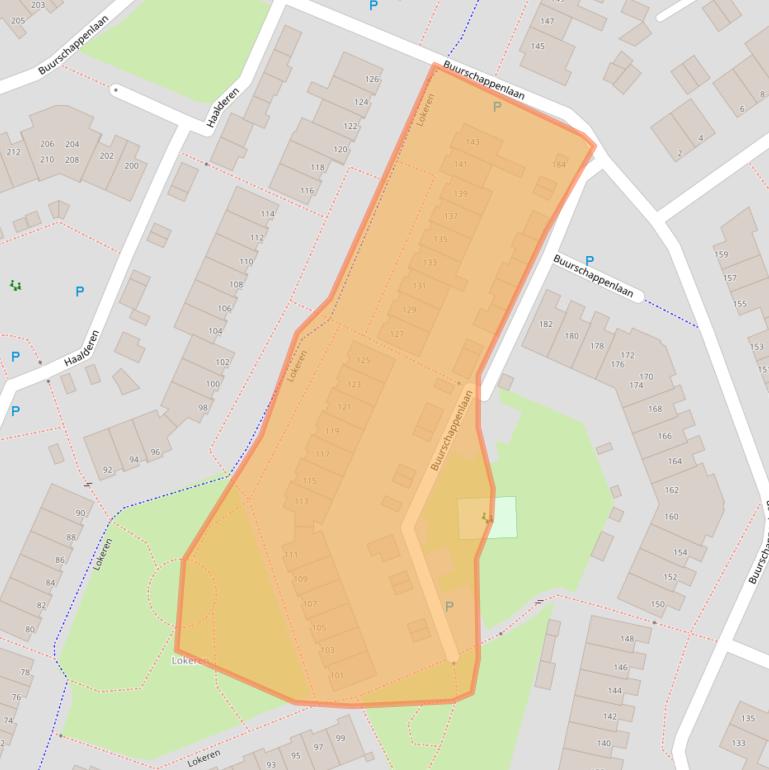 Kaart van postcodegebied 5235DC.