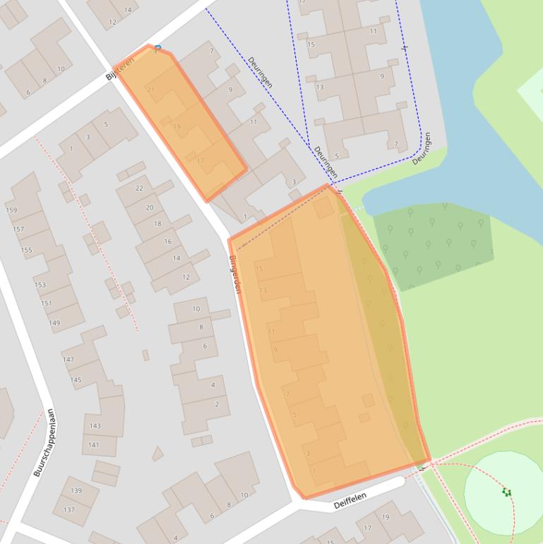 Kaart van postcodegebied 5235DN.