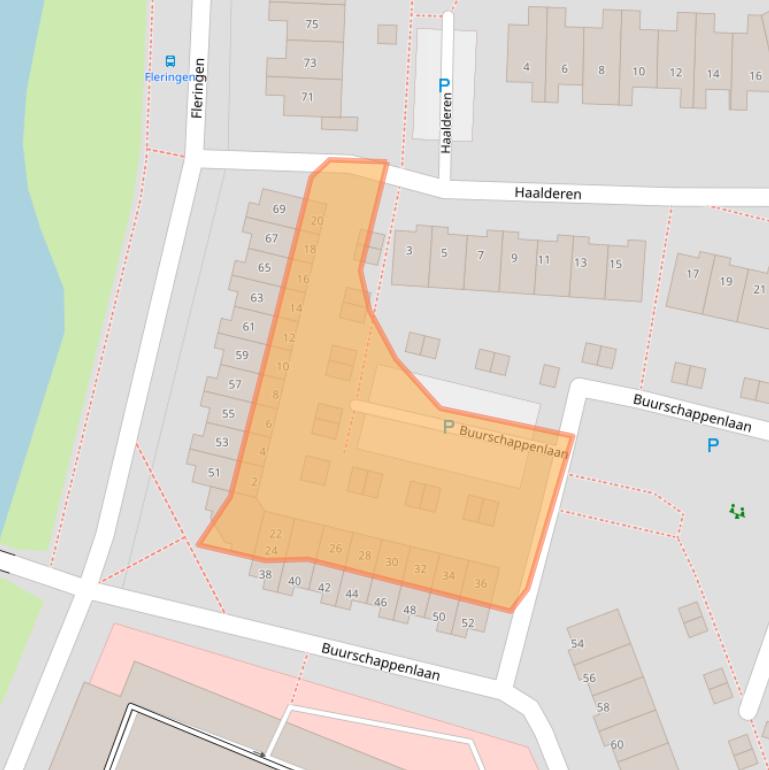 Kaart van postcodegebied 5235EE.