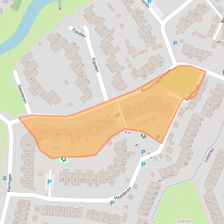 Kaart van postcodegebied 5235EL.
