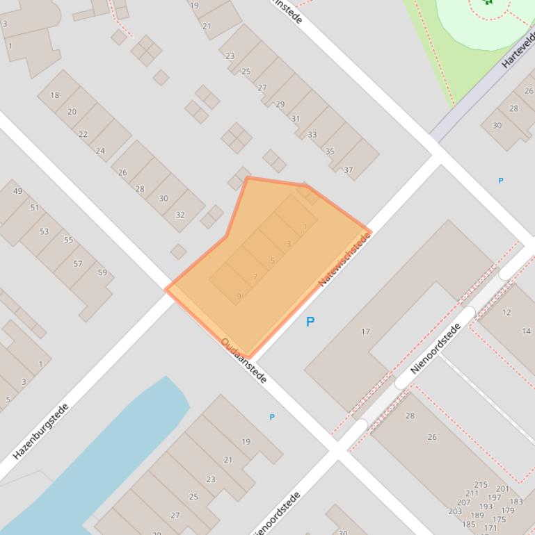 Kaart van postcodegebied 5235HD.