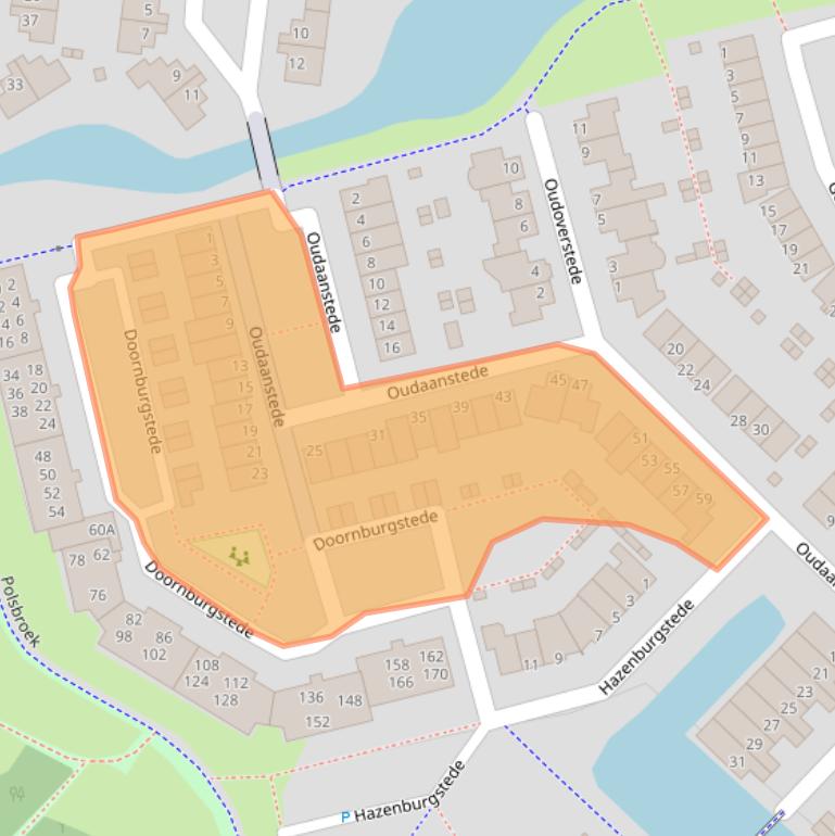 Kaart van postcodegebied 5235HE.