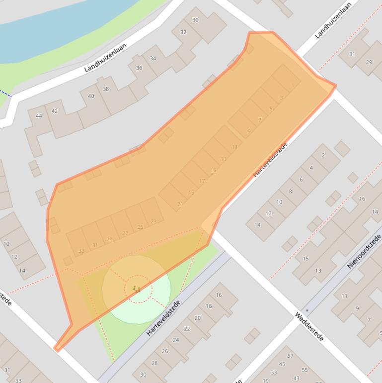 Kaart van postcodegebied 5235HL.