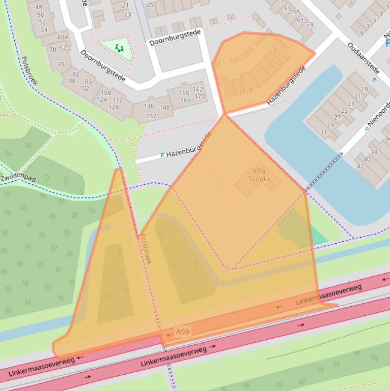 Kaart van postcodegebied 5235HR.