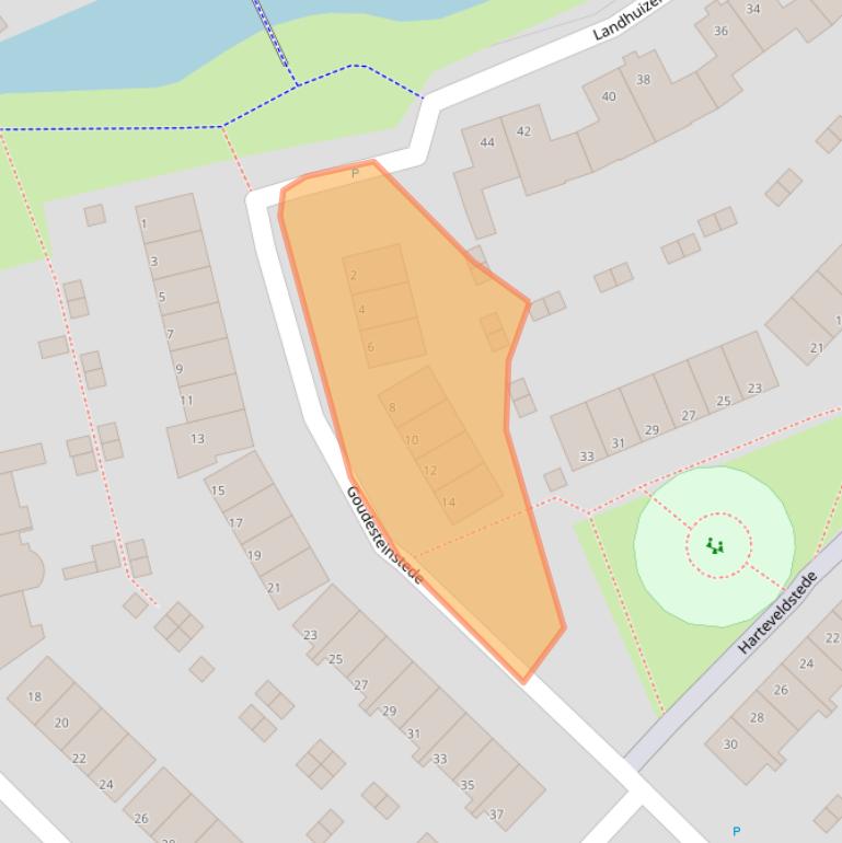 Kaart van postcodegebied 5235HX.