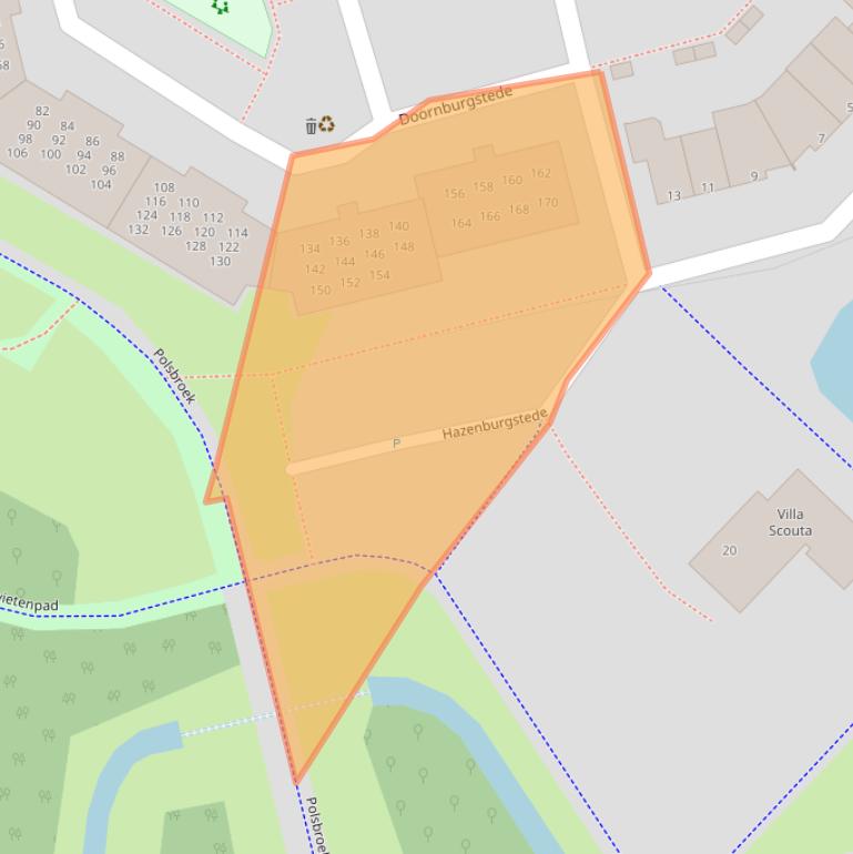 Kaart van postcodegebied 5235HZ.